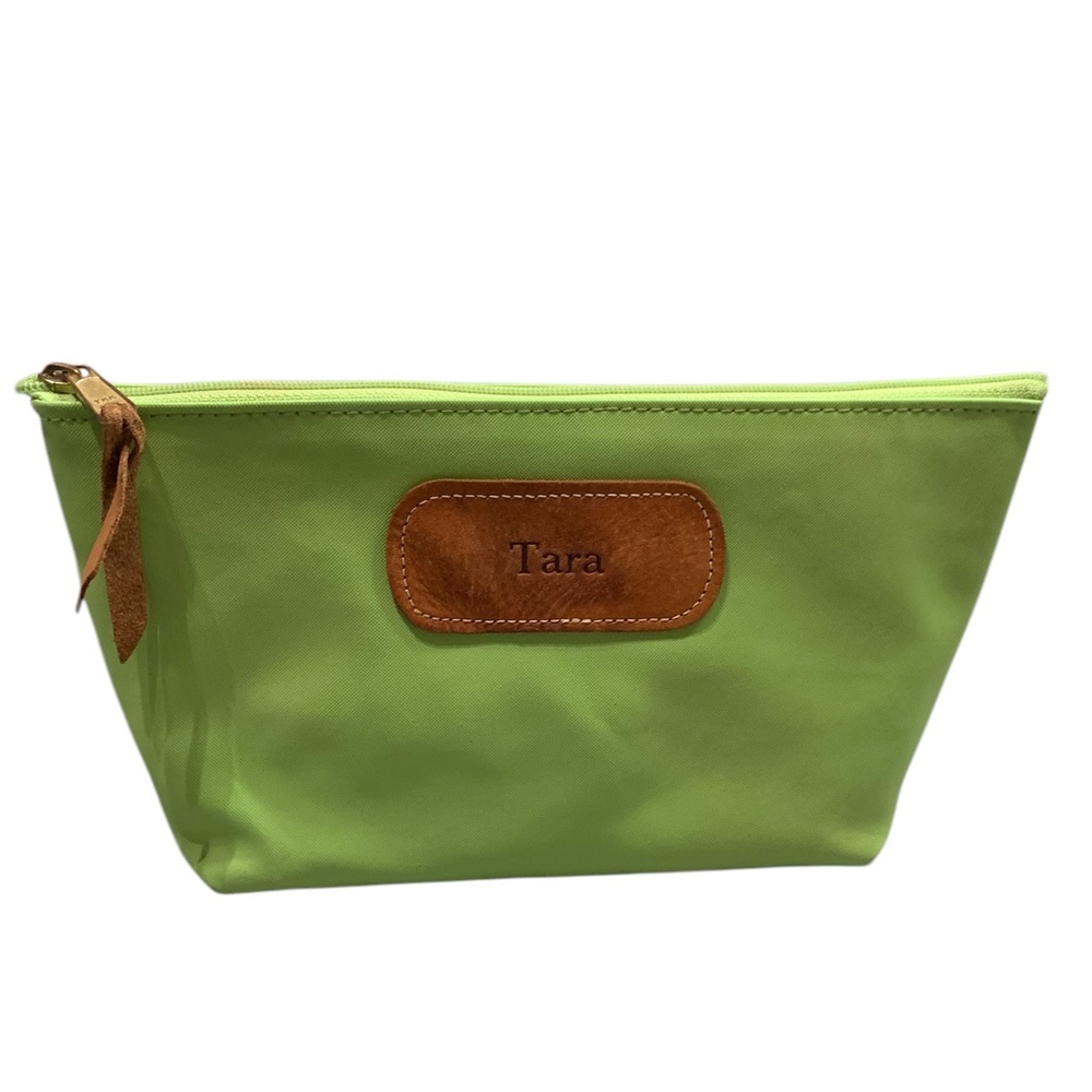 Jon Hart Grande Travel Cosmetic Bag "Tara" good preowned green